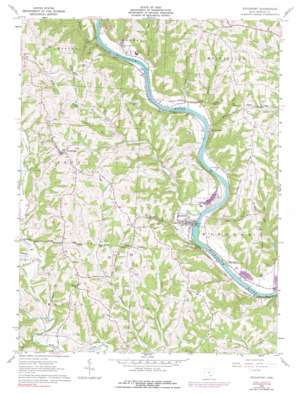 Stockport USGS topographic map 39081e7