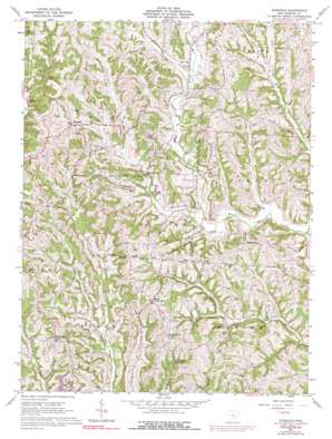 Ringgold USGS topographic map 39081e8