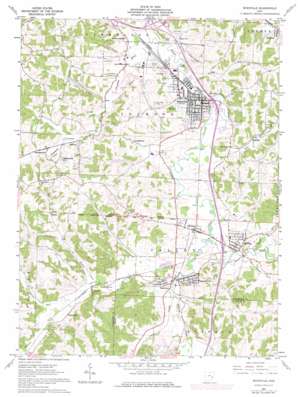 Byesville USGS topographic map 39081h5