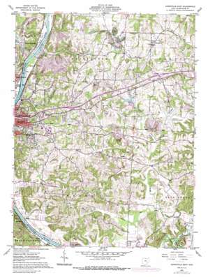 Zanesville East USGS topographic map 39081h8