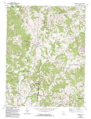 Wilkesville USGS topographic map 39082a3