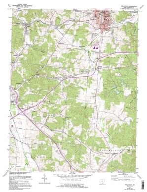 Wellston USGS topographic map 39082a5
