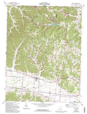 Beaver USGS topographic map 39082a7