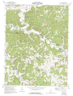 Byer USGS topographic map 39082b6