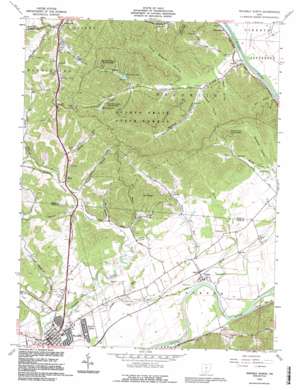 Waverly North USGS topographic map 39082b8