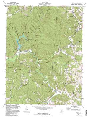 Mineral topo map