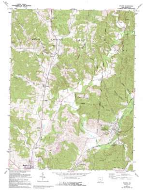 Zaleski USGS topographic map 39082c4