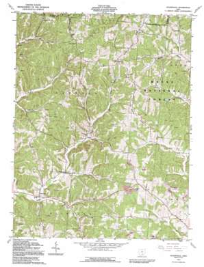 Allensville USGS topographic map 39082c5