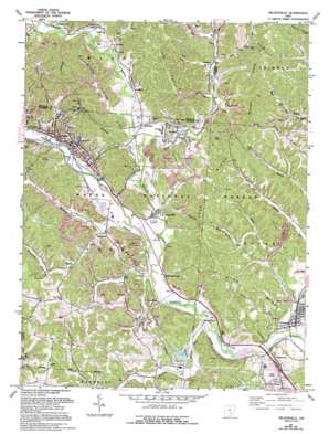 Nelsonville USGS topographic map 39082d2