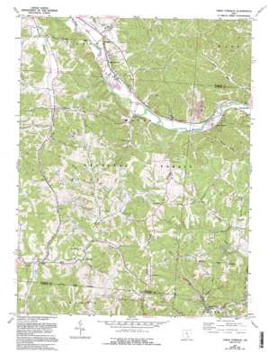 Union Furnace USGS topographic map 39082d3