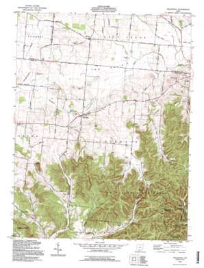 Hallsville USGS topographic map 39082d7