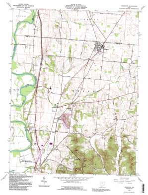 Kingston USGS topographic map 39082d8