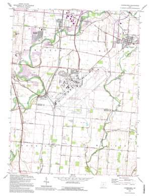 Lockbourne topo map