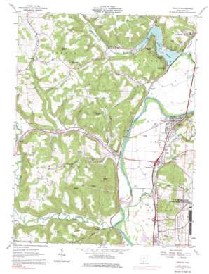Piketon USGS topographic map 39083a1