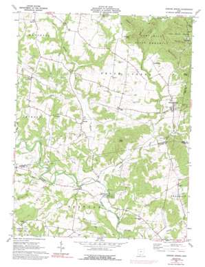 Sinking Spring USGS topographic map 39083a4