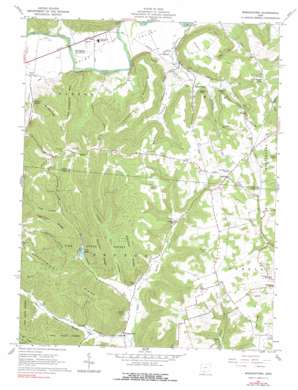 Morgantown USGS topographic map 39083b2