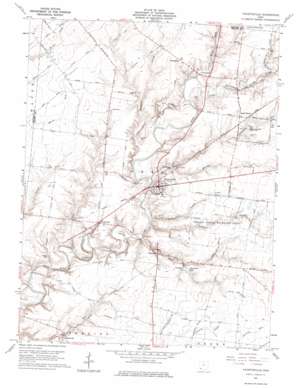 Fayetteville topo map