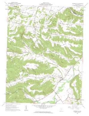 Bourneville USGS topographic map 39083c2