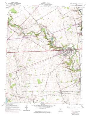 West Jefferson topo map