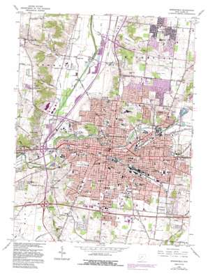 Springfield USGS topographic map 39083h7