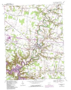 Cincinnati USGS topographic map 39084a1