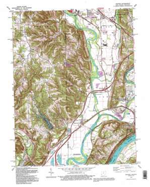 Hooven topo map