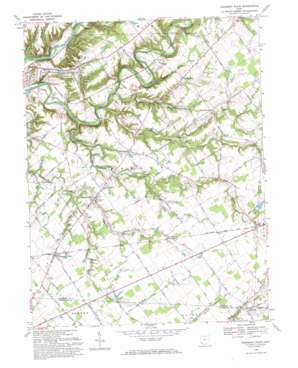 Pleasant Plain USGS topographic map 39084c1