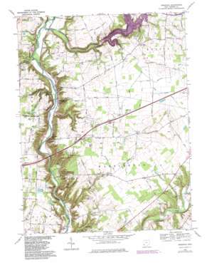 Oregonia USGS topographic map 39084d1