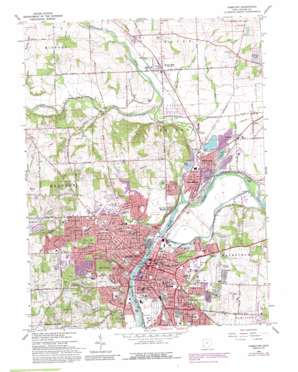 Hamilton USGS topographic map 39084d5