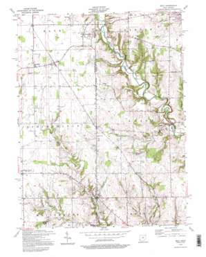 Reily USGS topographic map 39084d7