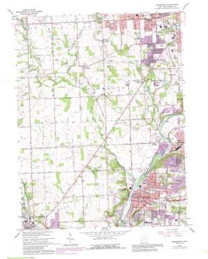 Miamisburg USGS topographic map 39084f3