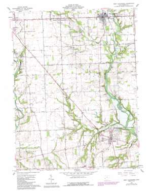 West Alexandria USGS topographic map 39084f5