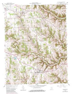 Dillsboro USGS topographic map 39085a1