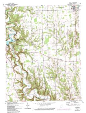 Milan USGS topographic map 39085a2
