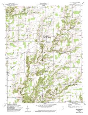 Millhousen USGS topographic map 39085b4