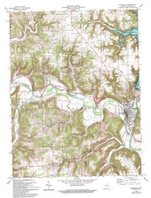 Brookville USGS topographic map 39085d1