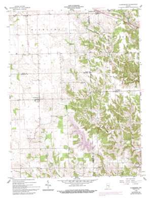 Clarksburg USGS topographic map 39085d3