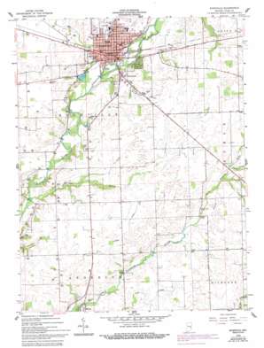 Rushville USGS topographic map 39085e4