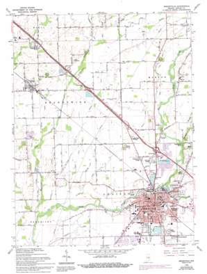 Shelbyville USGS topographic map 39085e7