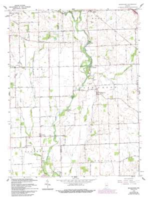 Boggstown USGS topographic map 39085e8