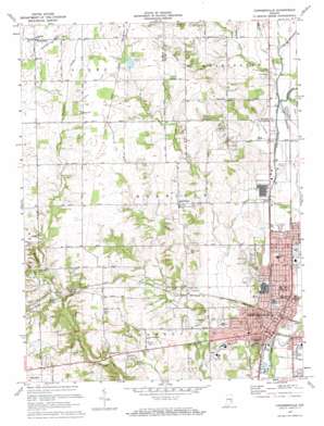 Connersville USGS topographic map 39085f2