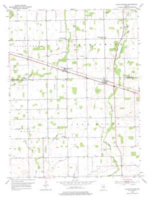 Fountaintown USGS topographic map 39085f7