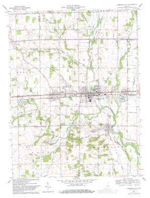 Cambridge City USGS topographic map 39085g2