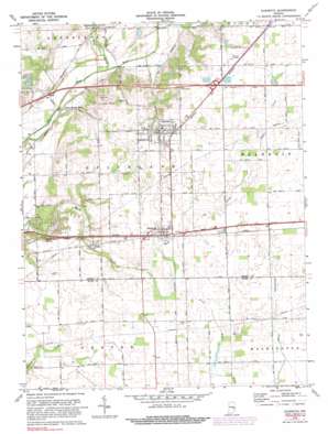 Dunreith USGS topographic map 39085g4