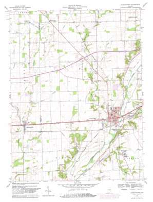 Knightstown USGS topographic map 39085g5