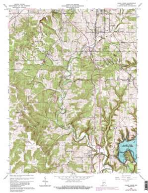 Clear Creek USGS topographic map 39086a5