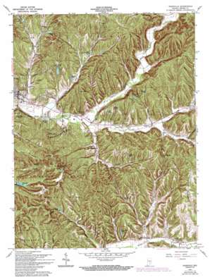 Nashville USGS topographic map 39086b2