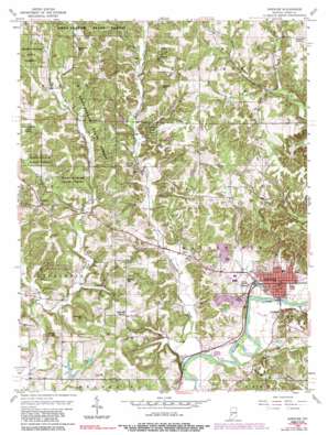 Spencer USGS topographic map 39086c7