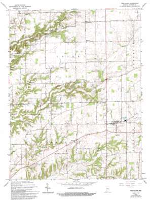 Trafalgar USGS topographic map 39086d2