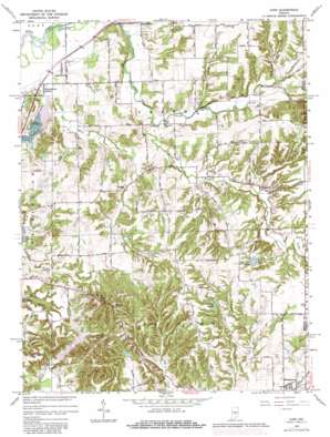 Cope USGS topographic map 39086d3